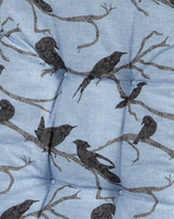Hartman Textiel Birdy Blue Zitkussen 46x45 50% Polyester / 50% Katoen