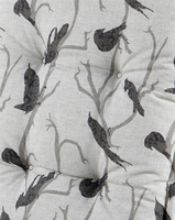 Hartman Textiel Birdy Grey Zitkussen 46x45 50% Polyester / 50% Katoen