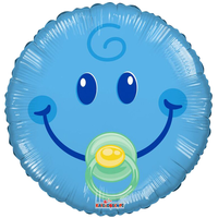 Heliumballon Baby Boy Smiley