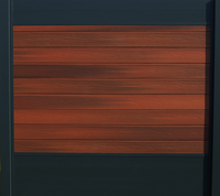 Ideal Scherm | Antraciet  Horizon Rosewood | 180x180 | 9 Planks