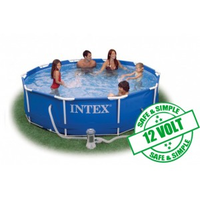 Intex Metal Frame Pool 3,05 X 0,76m Met Filtratie 12v
