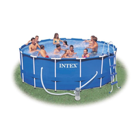 Intex Metal Frame Pool Set 457x122cm Met Filterpomp