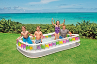 Intex Swim Family Lounge Kinderzwembad Met Inbouwbankje
