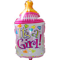 It's A Girl Drinkfles Ballon