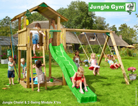 Jungle Gym | Chalet + 2 Swing Module X'tra