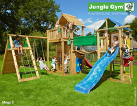 Jungle Gym | Speelparadijs Mega 2 Deluxe | Blauw