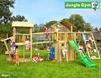 Jungle Gym | Speelparadijs Mega 4 Premium | Blauw
