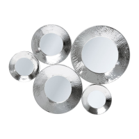 Kare Design Circoli Cinque Spiegel Silver
