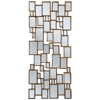Kare Design Mirror Cubes Copper 132x54cm