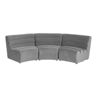 Kare Design Sofa Element Wave Grey   Set