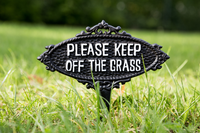Keep Off The Grass Tuinprikker Ijzer