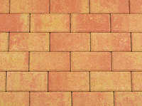 Kijlstra | Betonstraatsteen 21x10.5x6 | Terracotta/geel