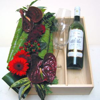 Luxe Geschenk 'red & White Wine'