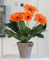Mica® Kunstplant Gerbera Oranje