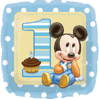Mickey 1st Birthday Ballon