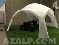 Orange Outdoor Iglo Dome Tent 3.2x3.2m Wit