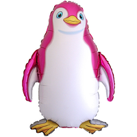 Pinguïn Roze Heliumballon