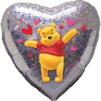 Pooh Love Ballon