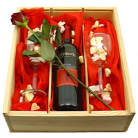 Romantisch Geschenk Rode Wijn
