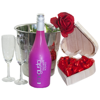 Romantische Cadeau Met Prosecco Rosé