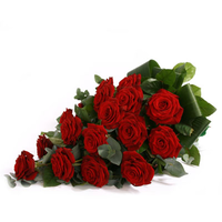 Rouwboeket 'red Roses'