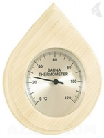 Sawo Thermometer Druppelvorm Pine (250 Tp)