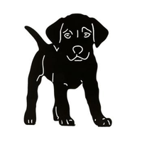 Silhouet Puppy Hond Decoratief