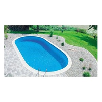 Sunny Pool 7,37 X 3,60 X 1,50 M Ovaal