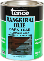 Tenco | Bangkirai Olie Dark Teak | Waterbasis | 1000 Ml.