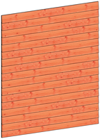 Trendhout | Wandmodule H Potdekselplanken | 223x220 Cm