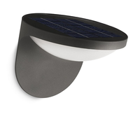 Wandlamp Philips Solar Dusk Antraciet