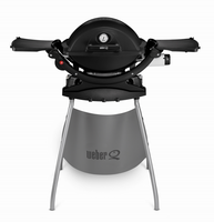 Weber Q 120 Stand Black+thermometer Excl Hoes
