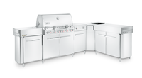 Weber Summit S 670 Grill Center Met Social Area Gbs System Edition Rvs