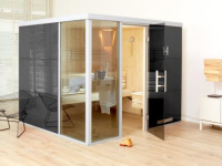 Weka | Premium Design | Sauna Grigio 2 L | 221 X 219 Cm
