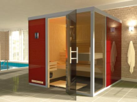 Weka | Premium Design | Sauna Rosso 1 L | 217 X 183 Cm