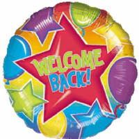 Welcome Back Heliumballon