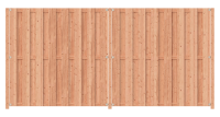 Grenen Planken Scherm | Inclusief Plaatsing | Per Meter