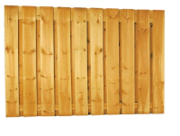 Grenen Plankenscherm | 21 Planks | 180 X 150 Cm