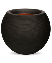 Capi®tutch Vase Ball Rib Zwart