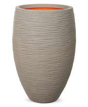 Capi®tutch Vase Elegant Deluxe Rib Grijs