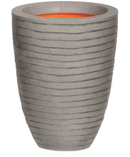 Capi®tutch Vase Elegant Low Row Grijs