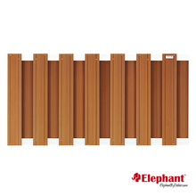 Elephant | Design Tuinscherm 180x93 Cm | Bruin/aluminium