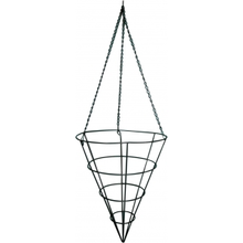 Hanging Basket Conisch Zwart