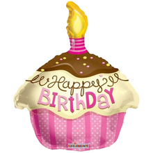 Happy Birthday Cupcake Roze