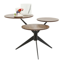 Kare Design Coffee Table Bonsai Tre Walnut 77x65cm