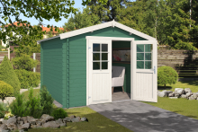 Outdoor Life Products Outdoor Life | Blokhut Norah 275 | Jungle Green | 295x295 Cm