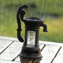 Regenmeterpluviometer Waterpomp