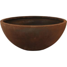 Ter Steege Static Bloempot Bowl 76x31 Cm Roest